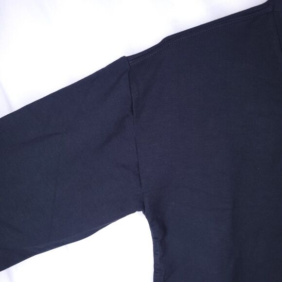 Haribo Sweatshirt Womens Large Black Cropped Fleece V Neck - Picture 3 of 11